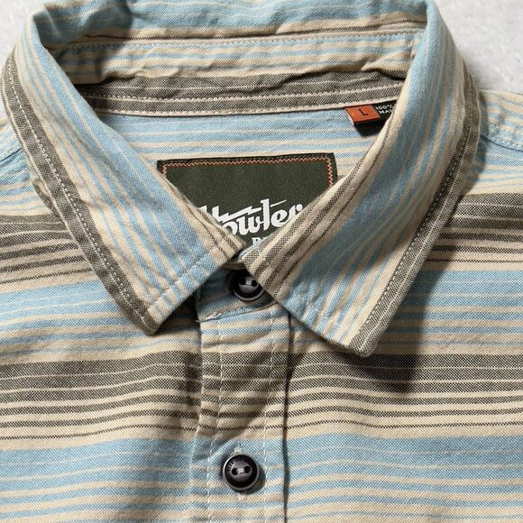 Howler Bros Enfield Long Sleeve Mens Sz L Multicolor Striped Button Up - Picture 3 of 14